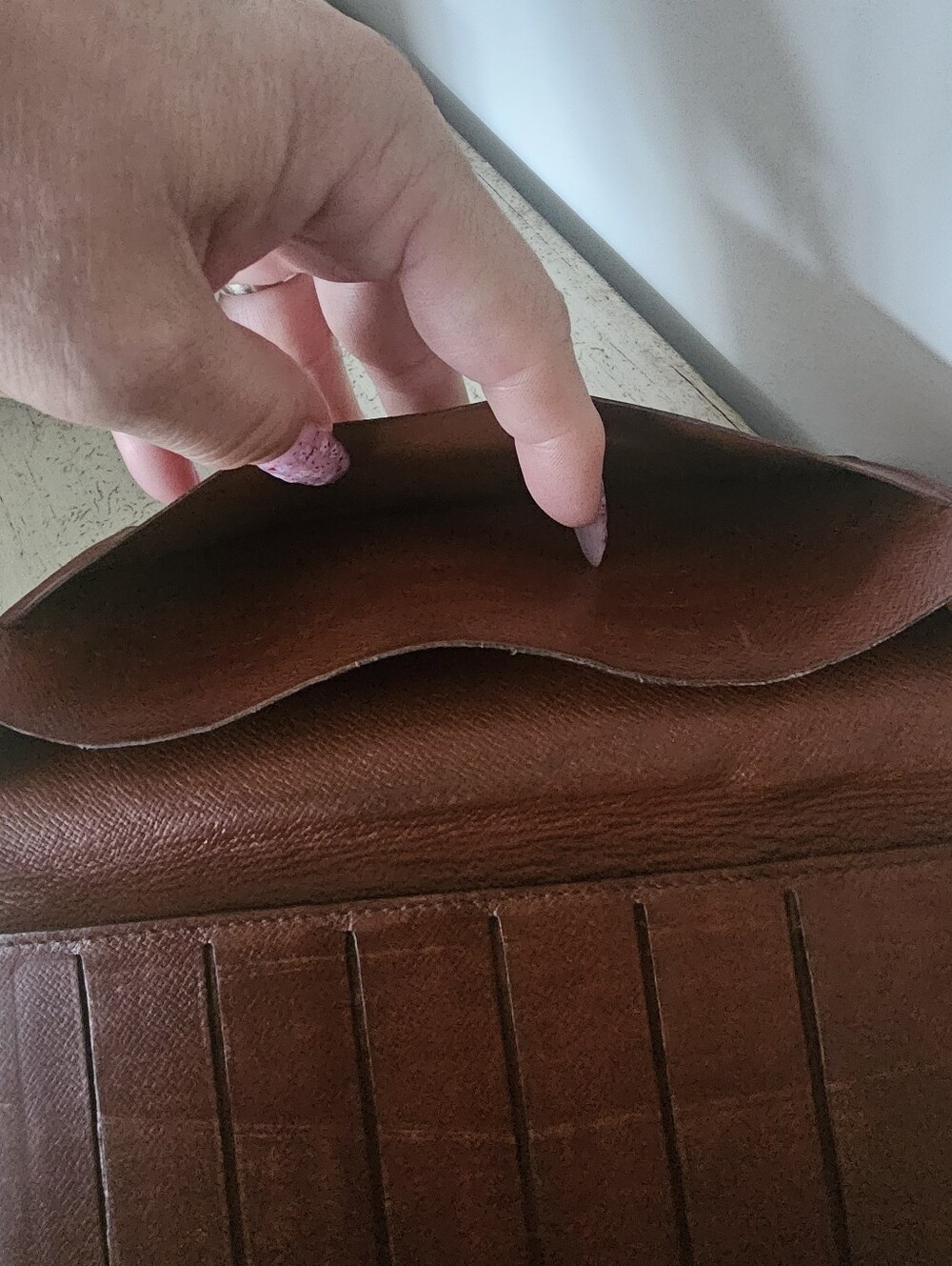 100%Authentic Louis Vuitton Monogram Long Wallet in Brown and Gold - Picture 11 of 12